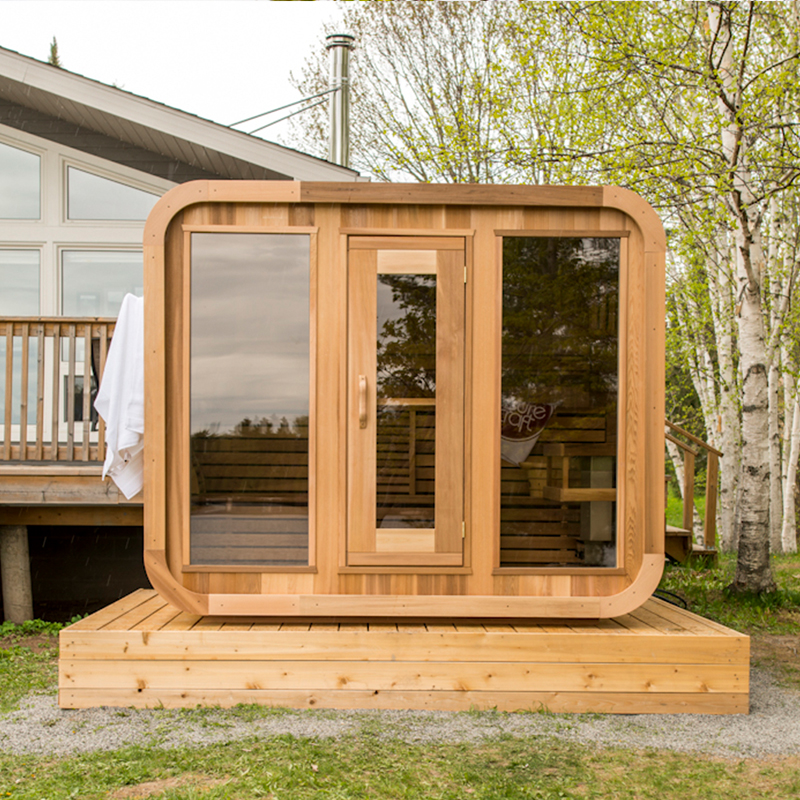 OS-CALDERA CORE 4 | Saunasnet® 4-8 Person Outdoor Steam Sauna