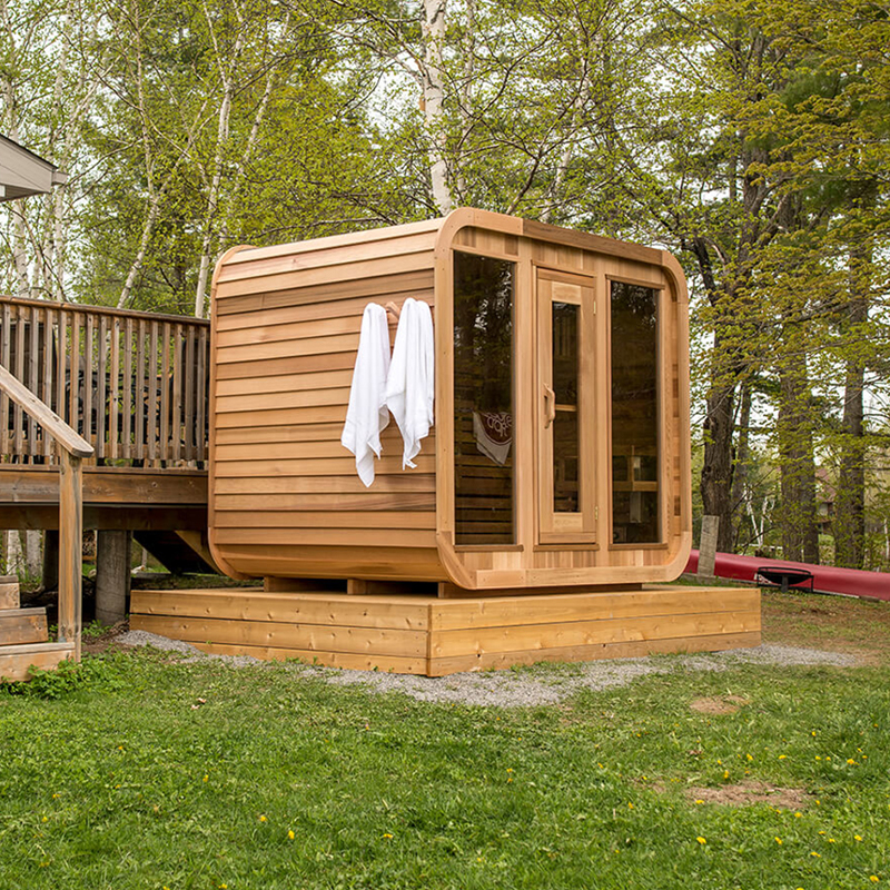 OS-CALDERA CORE 4 | Saunasnet® 4-8 Person Outdoor Steam Sauna