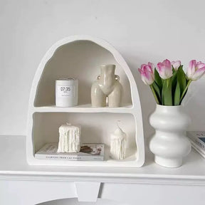 Minimalist Wabi-Sabi Wall Storage Shelf