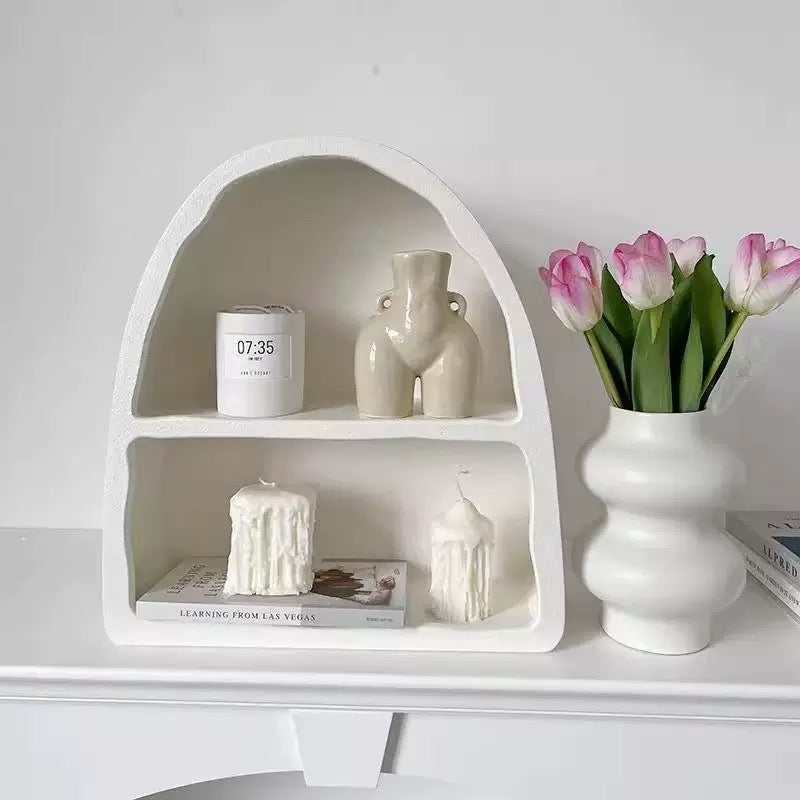 Minimalist Wabi-Sabi Wall Storage Shelf