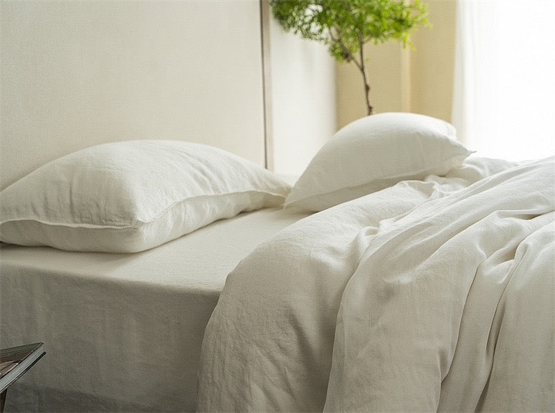 Premium Cotton 4-Piece Bedding Set – Soft Washed Finish