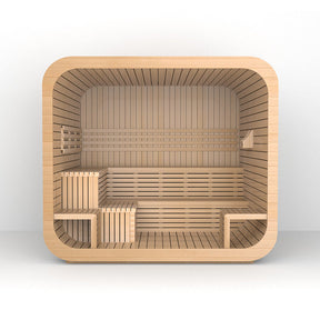 OS-CALDERA CORE 4 | Saunasnet® 4-8 Person Outdoor Steam Sauna