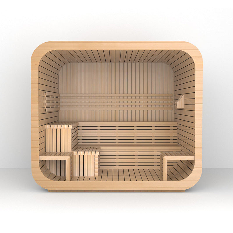 OS-CALDERA CORE 4 | Saunasnet® 4-8 Person Outdoor Steam Sauna