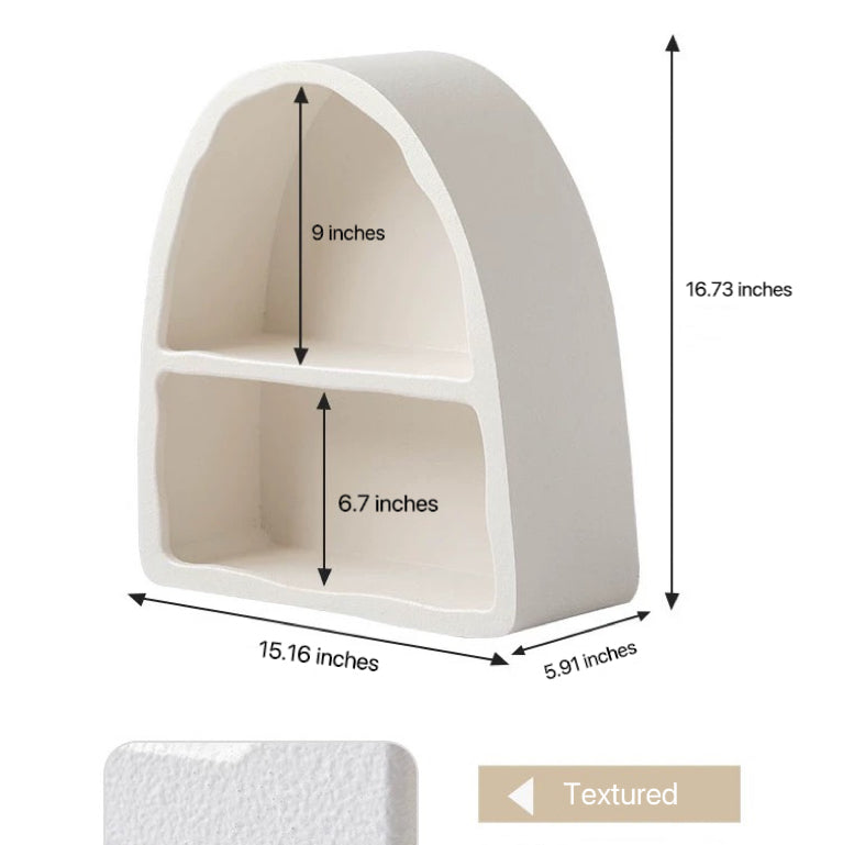 Minimalist Wabi-Sabi Wall Storage Shelf