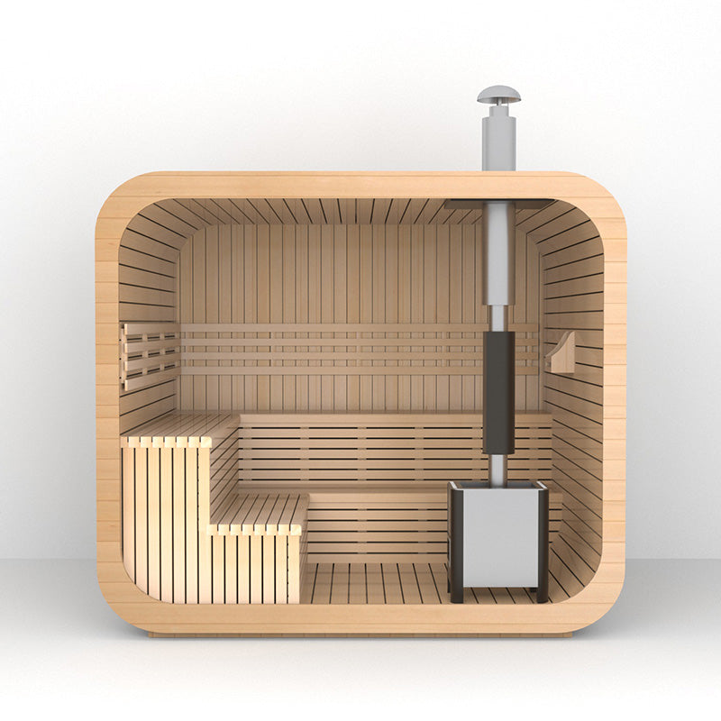 OS-CALDERA CORE 4 | Saunasnet® 4-8 Person Outdoor Steam Sauna