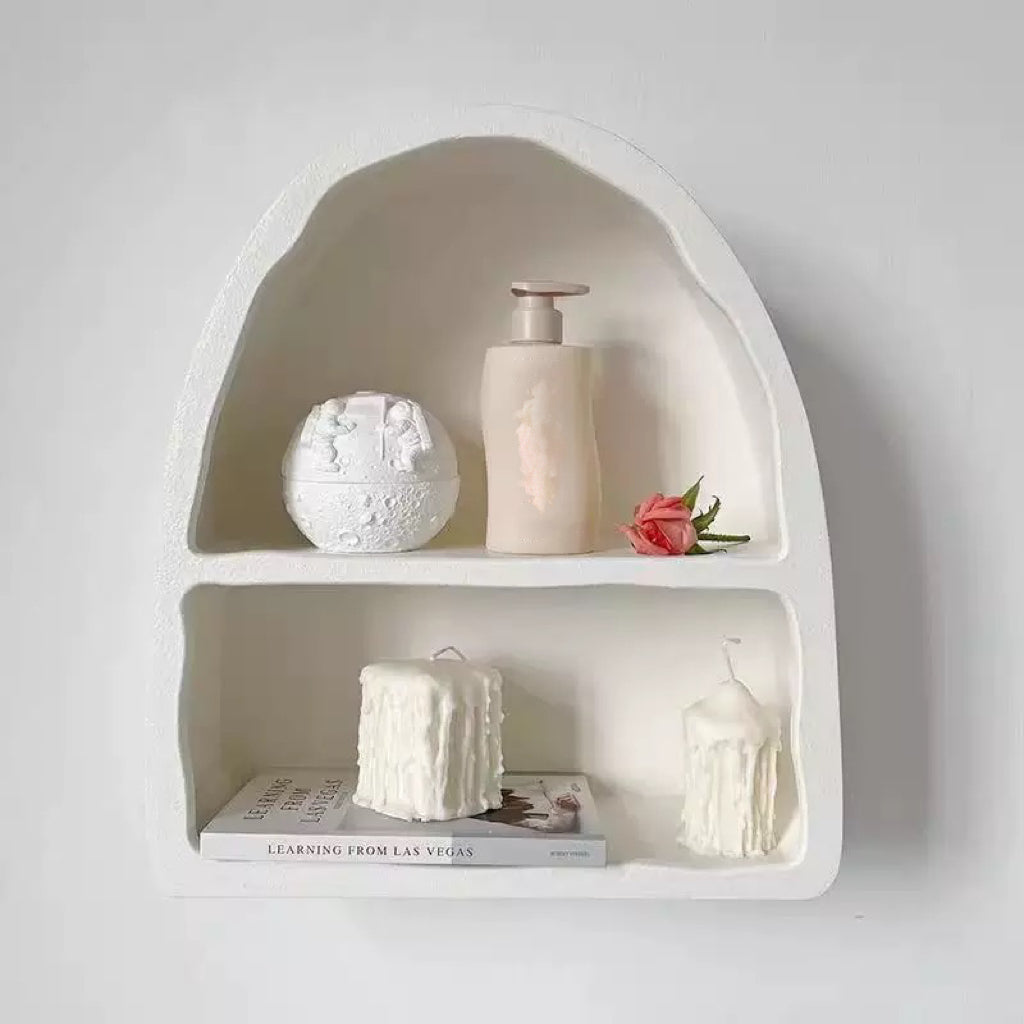 Minimalist Wabi-Sabi Wall Storage Shelf