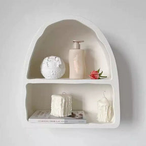 Minimalist Wabi-Sabi Wall Storage Shelf