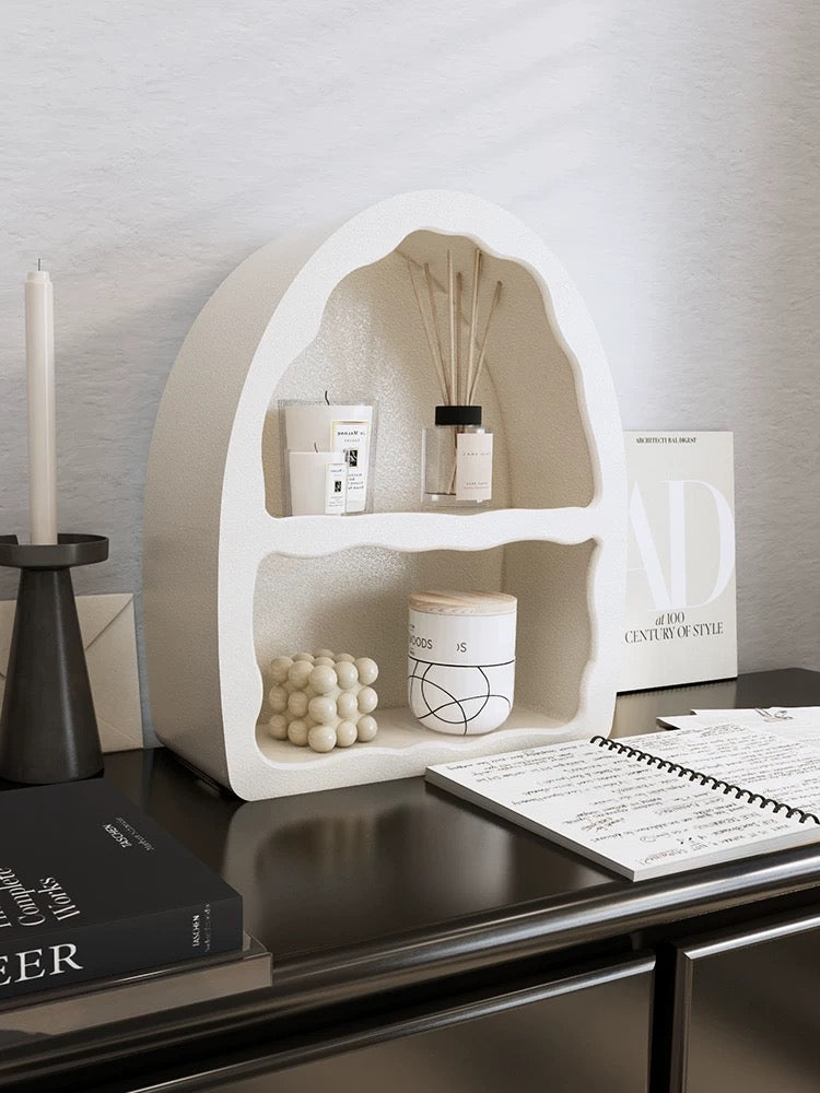 Minimalist Wabi-Sabi Wall Storage Shelf