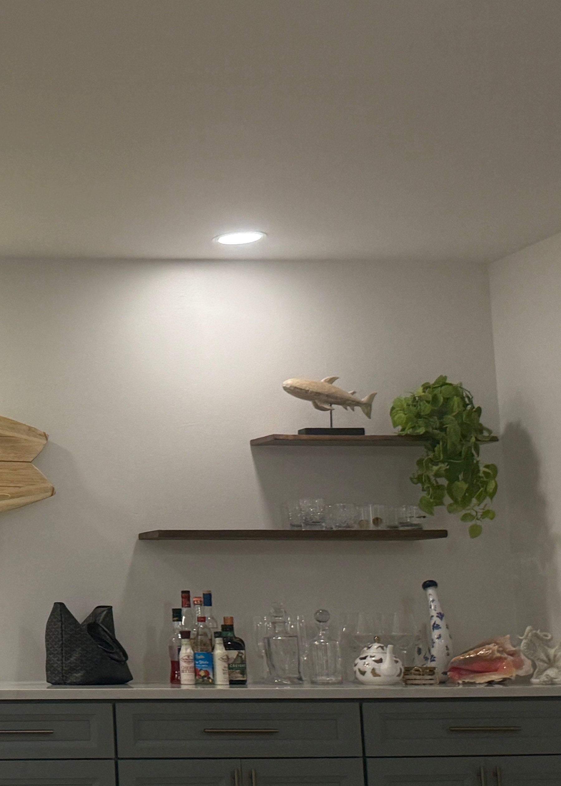 Live Edge Floating Wood Shelf – Rustic Natural Solid Wood Wall Shelf