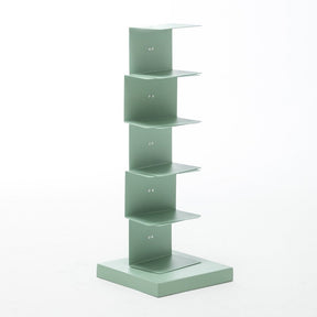 Floating Bookshelf - Vertical Storage | Space-Saving Metal Bookcase for Home & Office