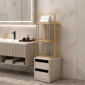 Slim Walnut Storage Tower | 2, 3, 4, 5, and 6 Tiers