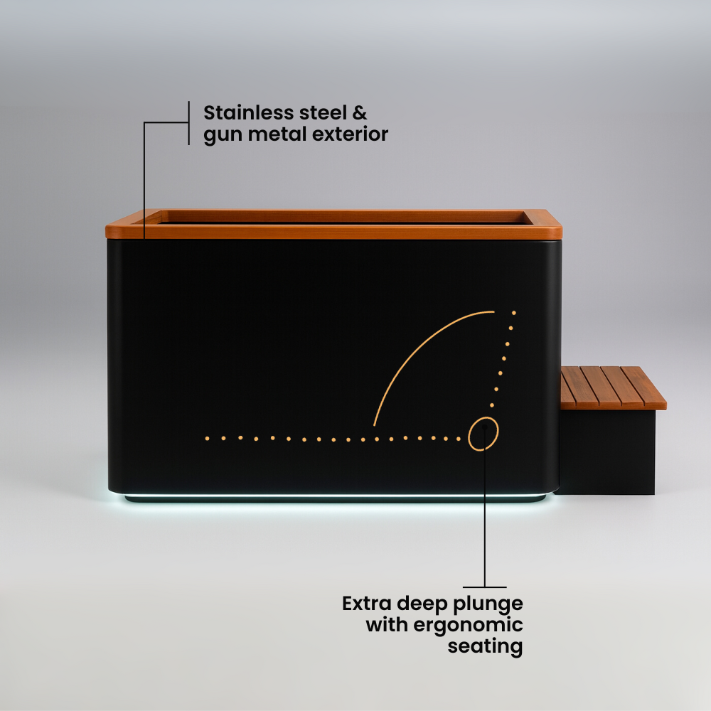 Stealth Luxe Cedar Cold Plunge