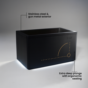 Stealth Black XL Plunge  + Titan Sauna Bundle (4-5)