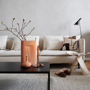 Haiku Stool | Butterfly Silhouette Japanese Modern Wooden Stool
