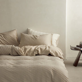 Soft Washed Cotton 4-Piece Bedding Set – Minimalist Solid Color