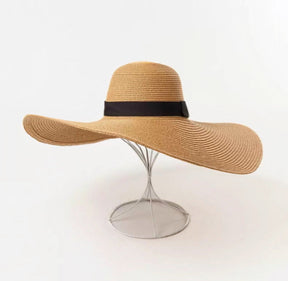 Audrey Hepburn Inspired Oversized Floppy Straw Hat