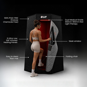 Stealth Plunge + InfraPod Portable Infrared Sauna