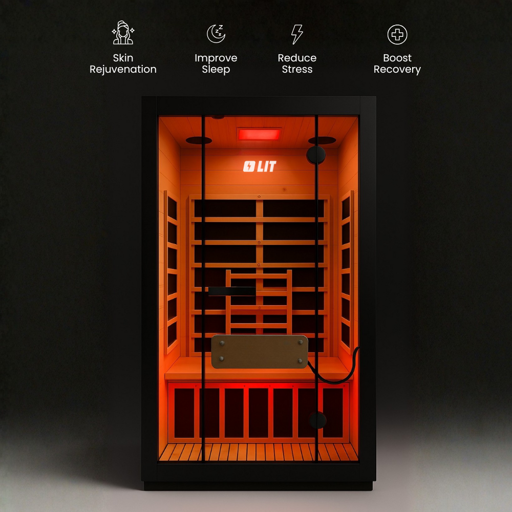 Stealth Cedar Plunge + BeautyBox Full Spectrum Infrared + Red light Sauna (2 Person)