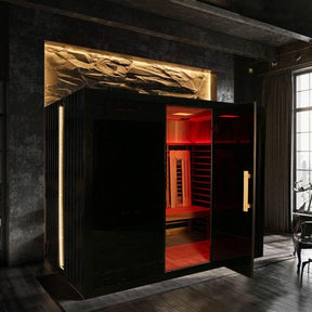 Sun Home Eclipse™ 4-Person Red Light & Infrared Sauna