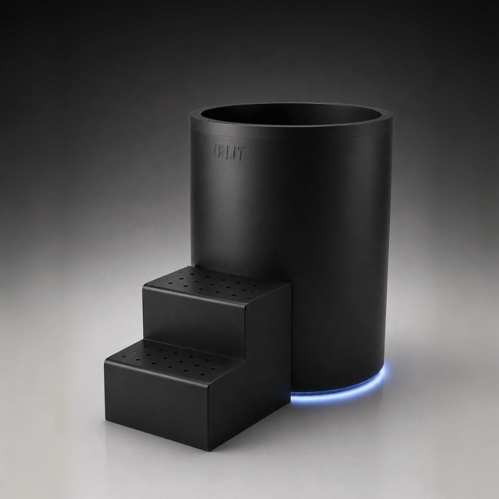 Stealth Luxe Barrel Cold Plunge + 1HP Chiller/Heater
