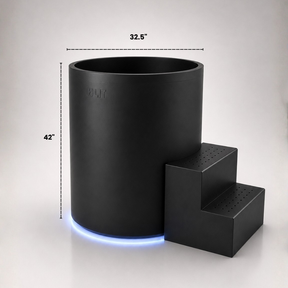 Stealth Luxe Barrel Cold Plunge + 1HP Chiller/Heater