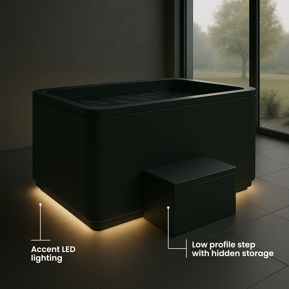 Stealth Plunge + InfraPod Portable Infrared Sauna