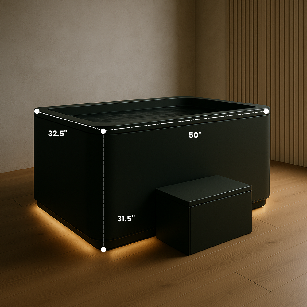 Stealth Black XL Plunge  + Titan Sauna Bundle (4-5)