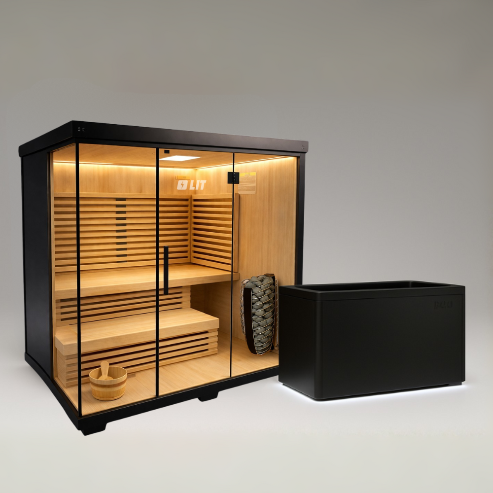 Stealth Black XL Plunge  + Titan Sauna Bundle (4-5)