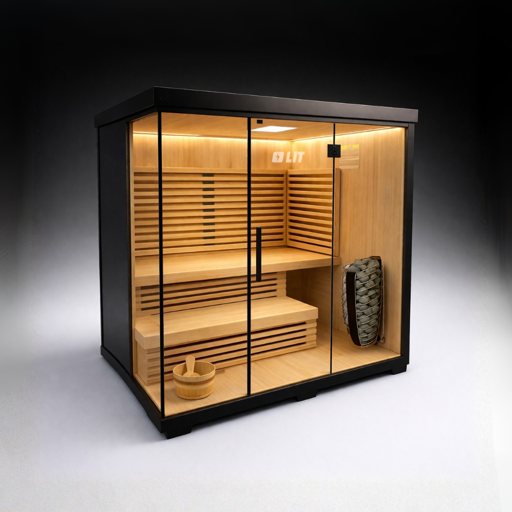 Stealth Cedar XL Plunge + Titan Sauna Bundle (4-5)