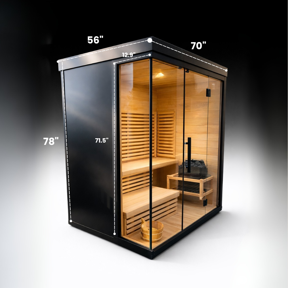 Stealth Black XL Plunge  + Titan Sauna Bundle (4-5)