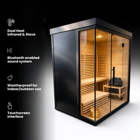 Stealth Black XL Plunge  + Titan Sauna Bundle (4-5)