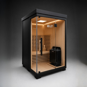 Stealth Cedar Plunge + Titan Sauna Bundle (2)