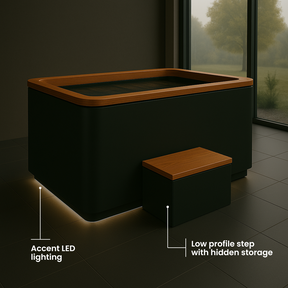 Stealth Cedar Plunge + BeautyBox Full Spectrum Infrared + Red light Sauna (2 Person)