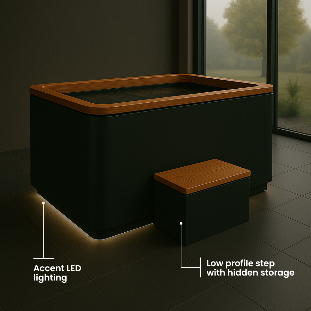 Stealth Cedar XL Plunge + Titan Sauna Bundle (4-5)