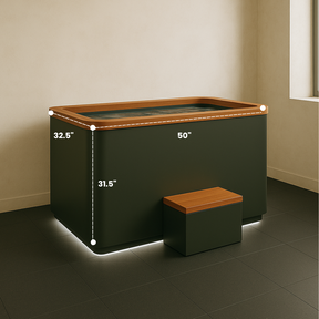 Stealth Cedar Plunge + Titan Sauna Bundle (2)