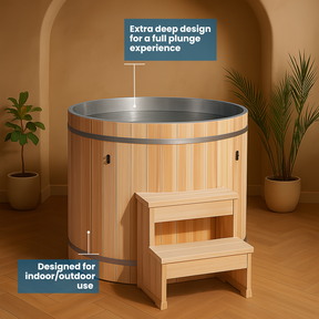 Barrel Cold Plunges - Stainless