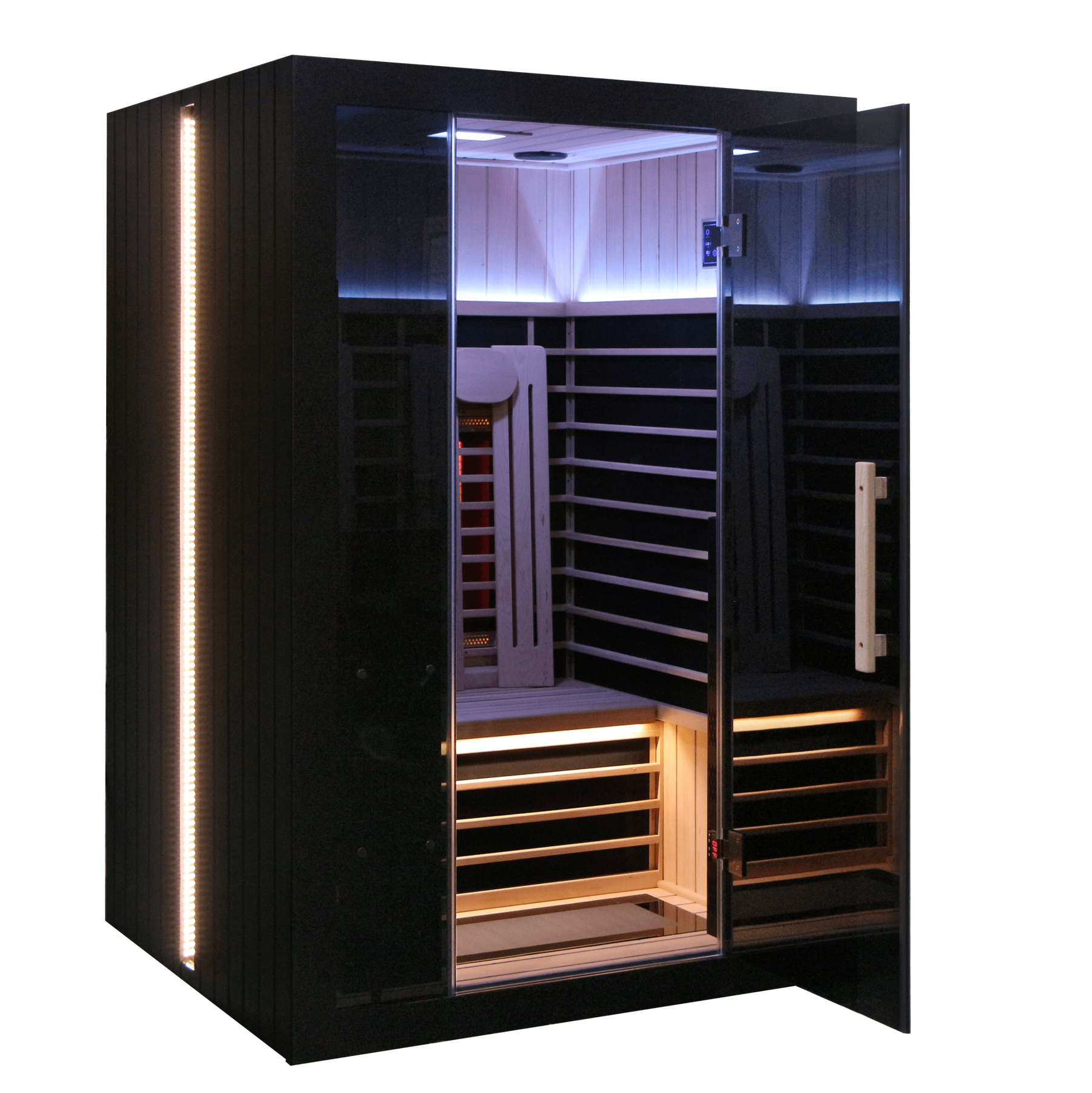 Sun Home Eclipse™ 2-Person Red Light & Infrared Sauna