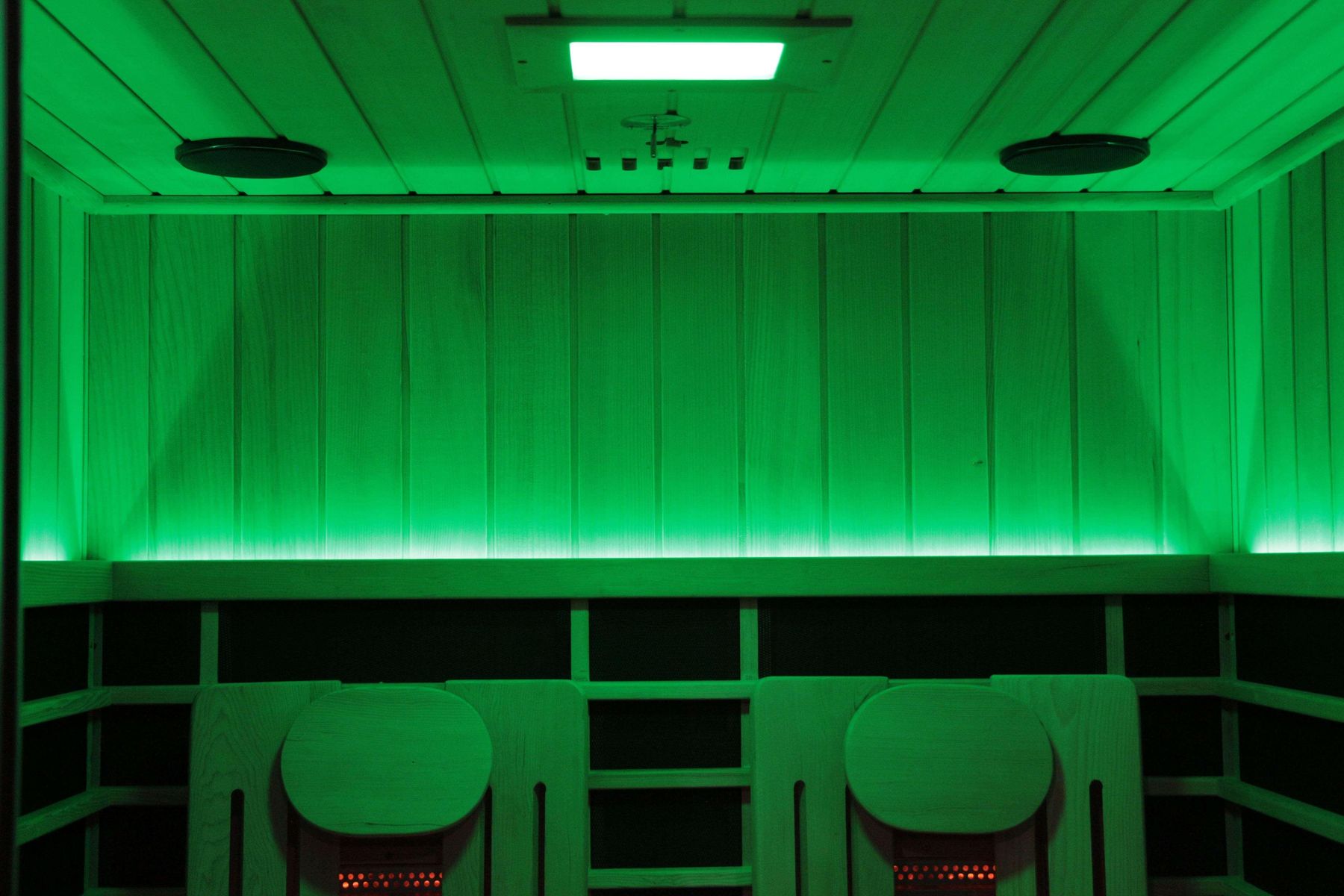 Sun Home Eclipse™ 2-Person Red Light & Infrared Sauna