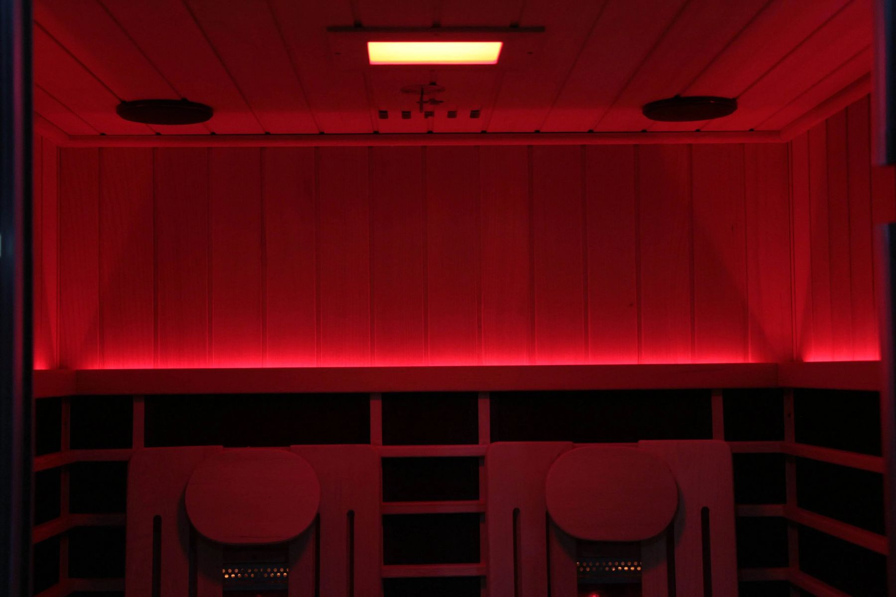 Sun Home Eclipse™ 2-Person Red Light & Infrared Sauna